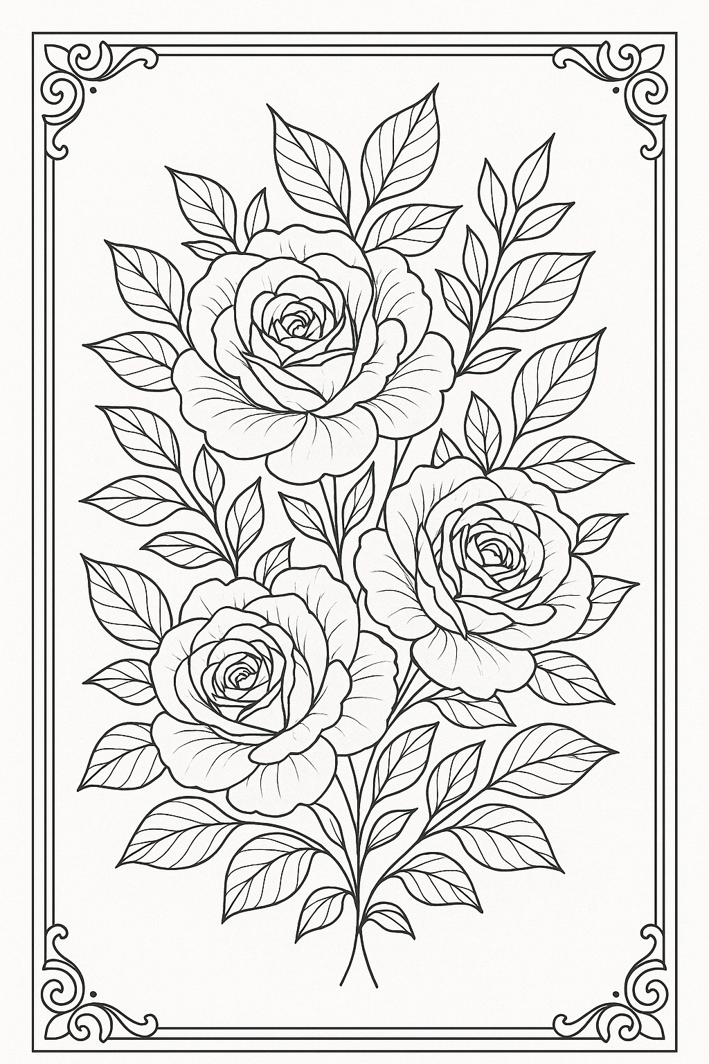 Botanical & Floral Coloring Pages